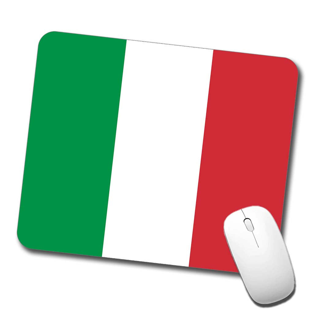 Italy Country Flag Low Profile Mouse Pad Mat