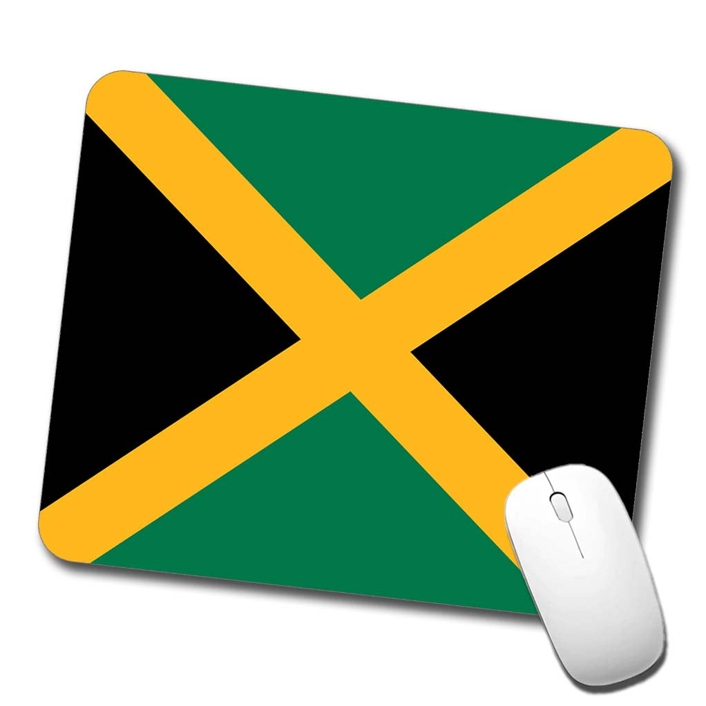 Jamaica Country Flag Low Profile Mouse Pad Mat