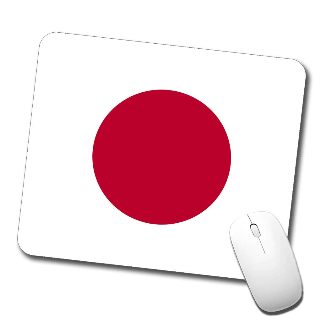 Japan Country Flag Low Profile Mouse Pad Mat