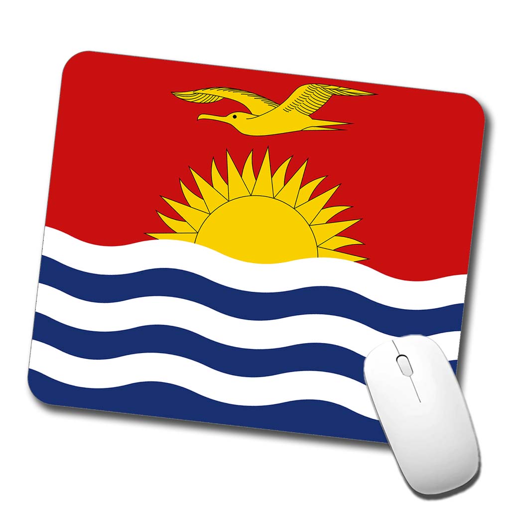Kiribati Country Flag Low Profile Mouse Pad Mat