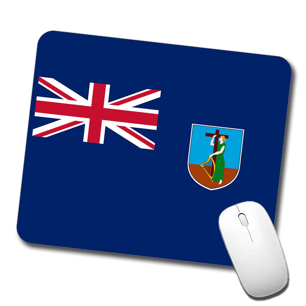 Montserrat Country Flag Low Profile Mouse Pad Mat
