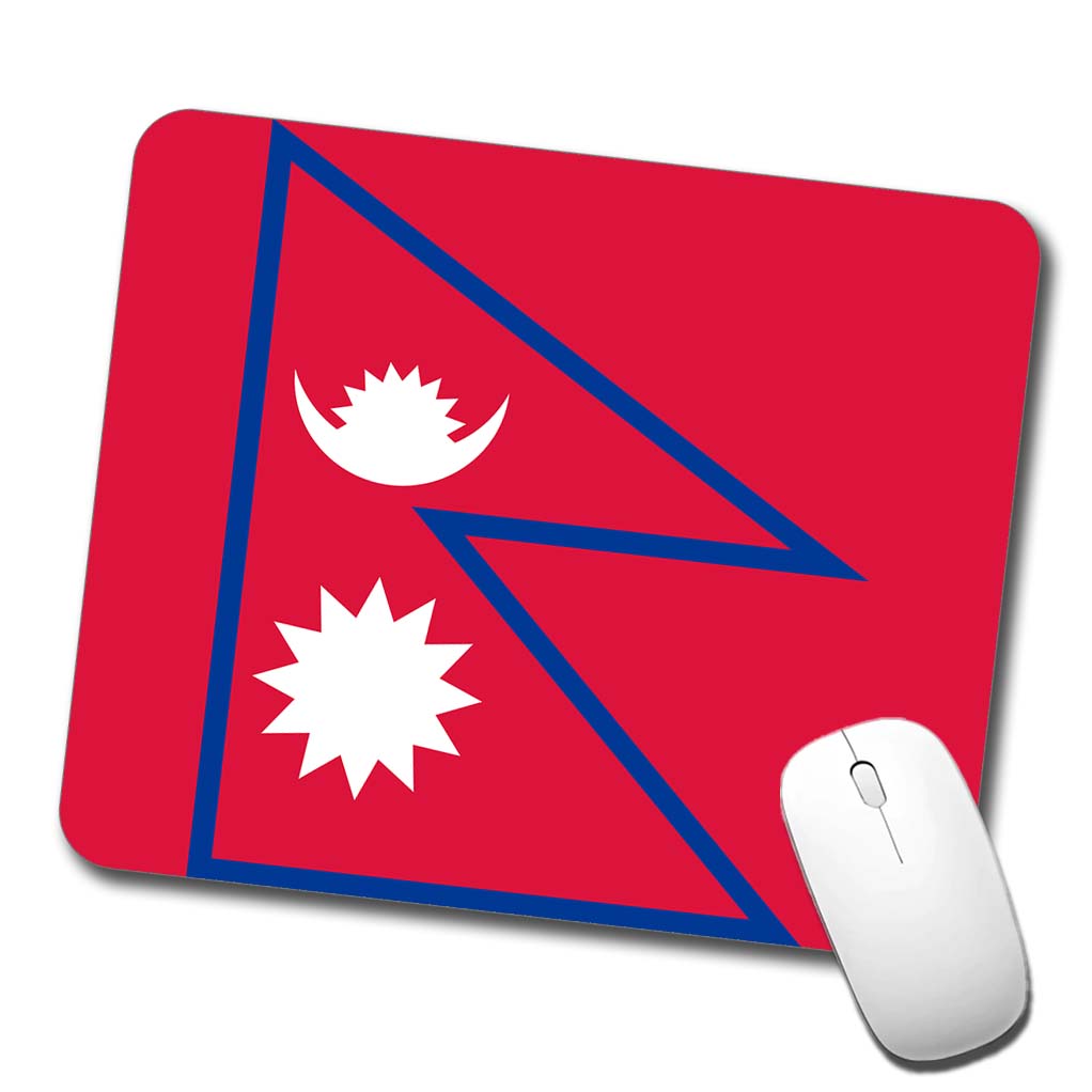 Nepal Country Flag Low Profile Mouse Pad Mat