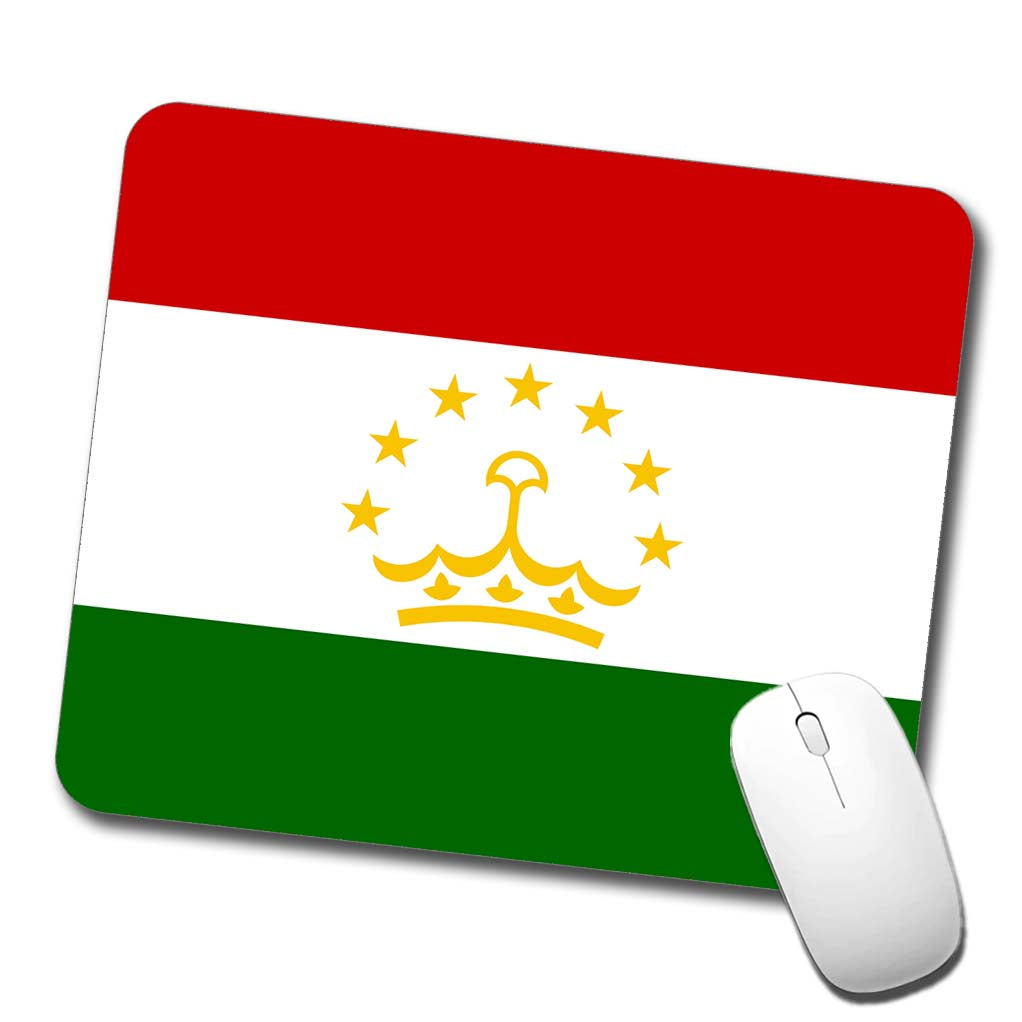 Tajikistan Country Flag Low Profile Mouse Pad Mat