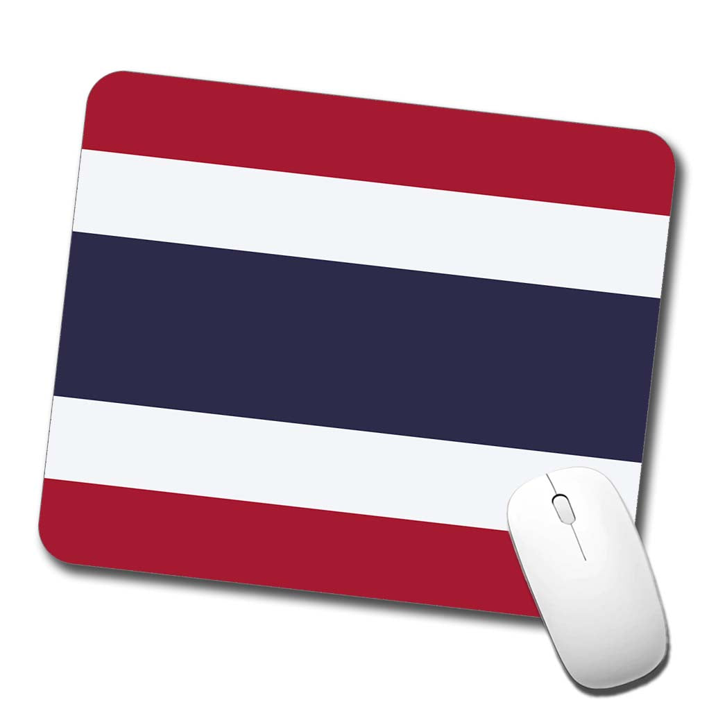 Thailand Country Flag Low Profile Mouse Pad Mat