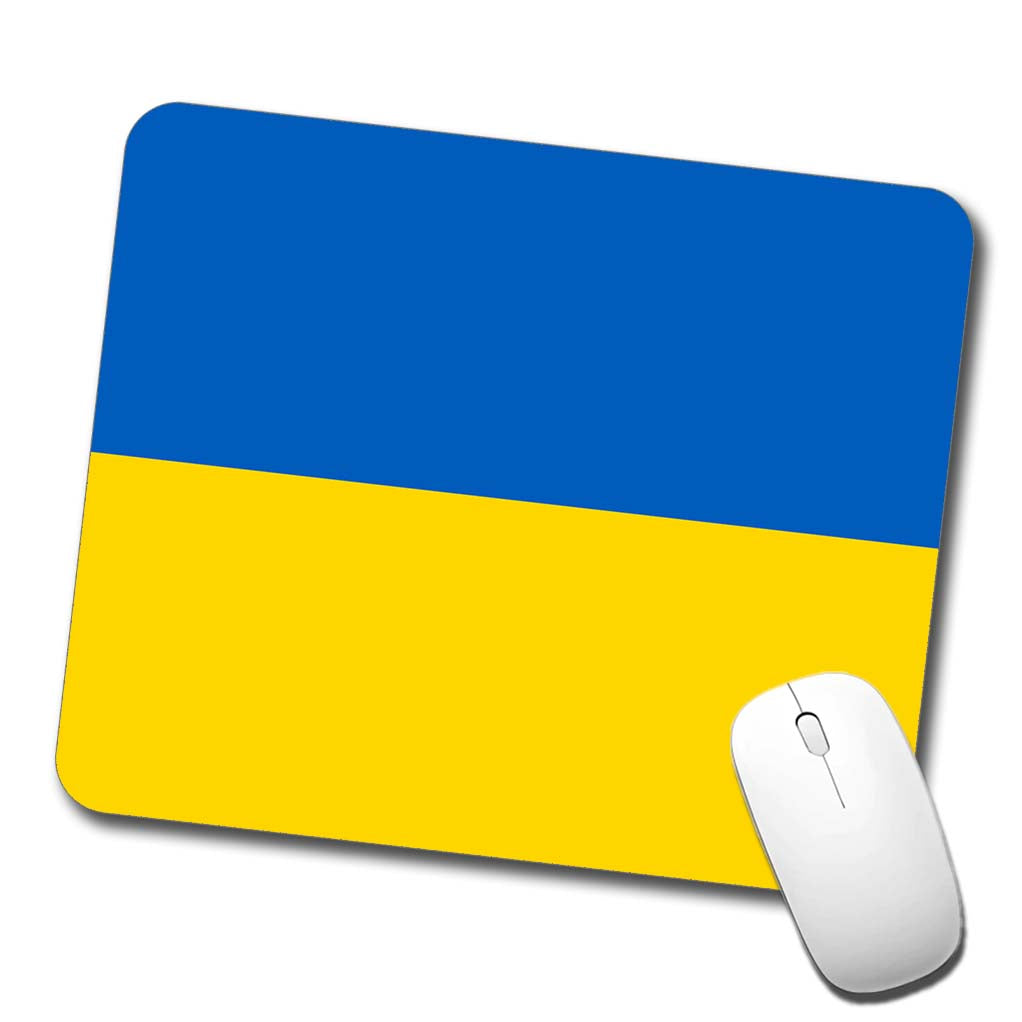 Ukraine Country Flag Low Profile Mouse Pad Mat