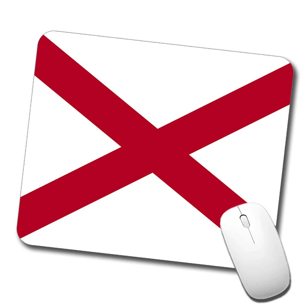 Alabama AL State Flag Low Profile Mouse Pad Mat