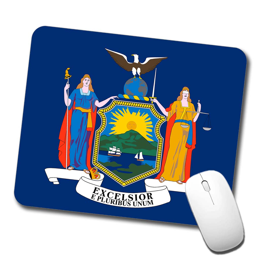 New York NY State Flag Low Profile Mouse Pad Mat