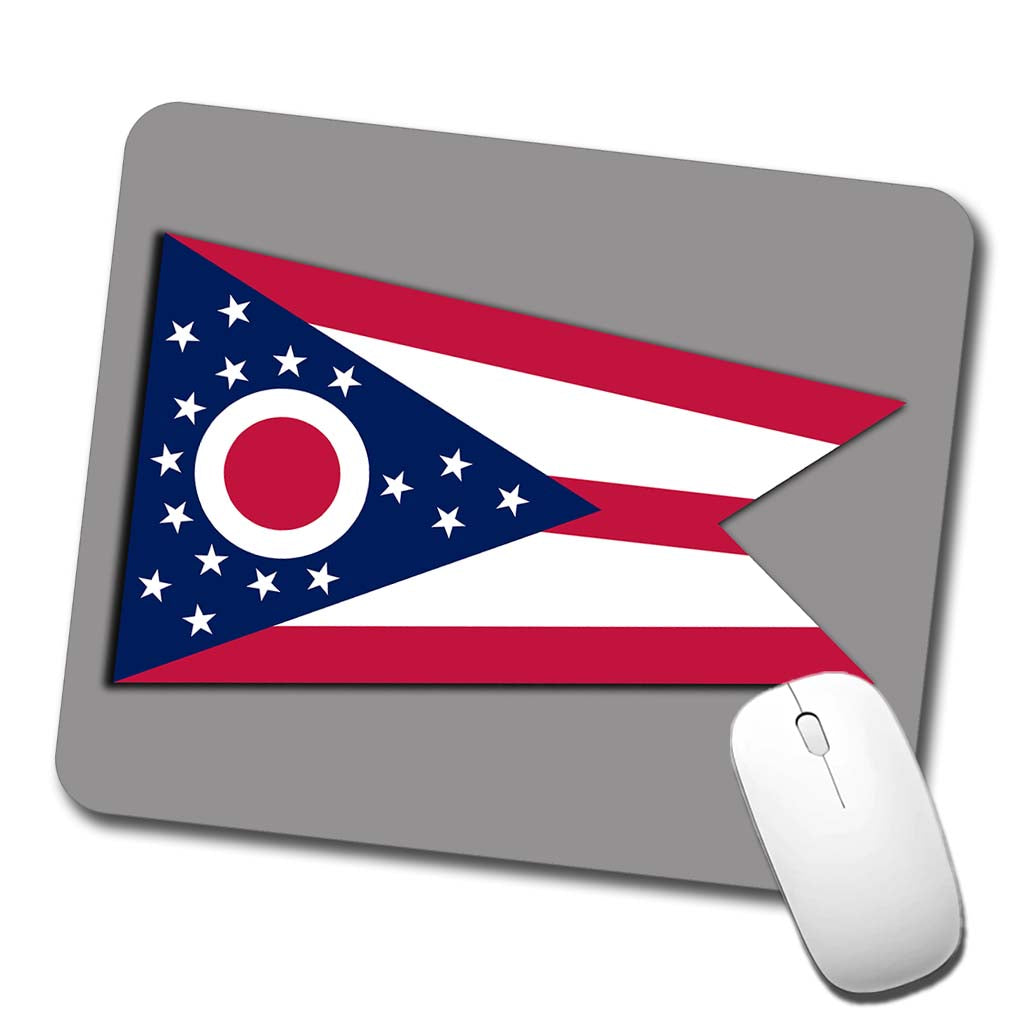 Ohio OH State Flag Low Profile Mouse Pad Mat