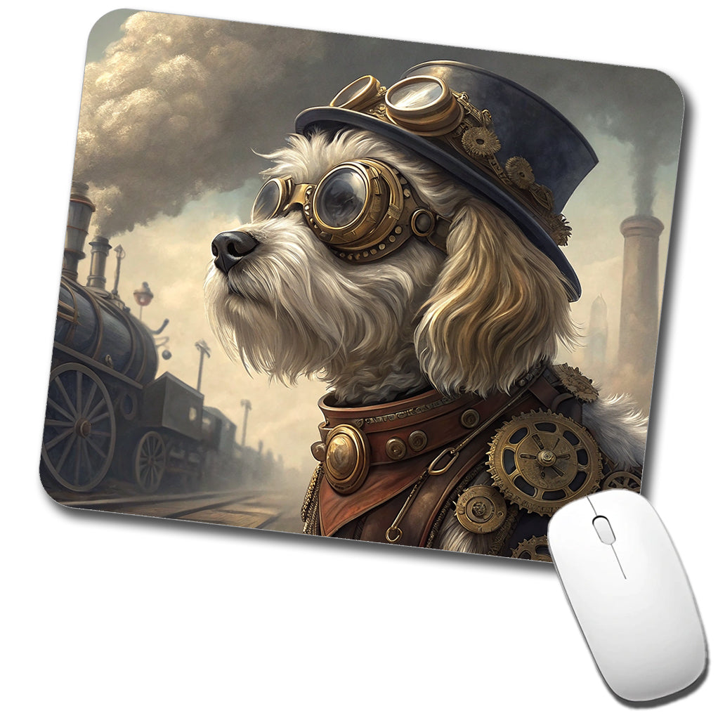 Cavachon Dog Steampunk Low Profile Mouse Pad Mat
