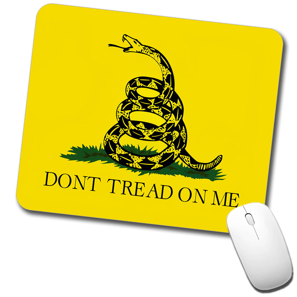 Gadsden Flag Don't Tread On Me Rattlesnake Low Profile Mouse Pad Mat