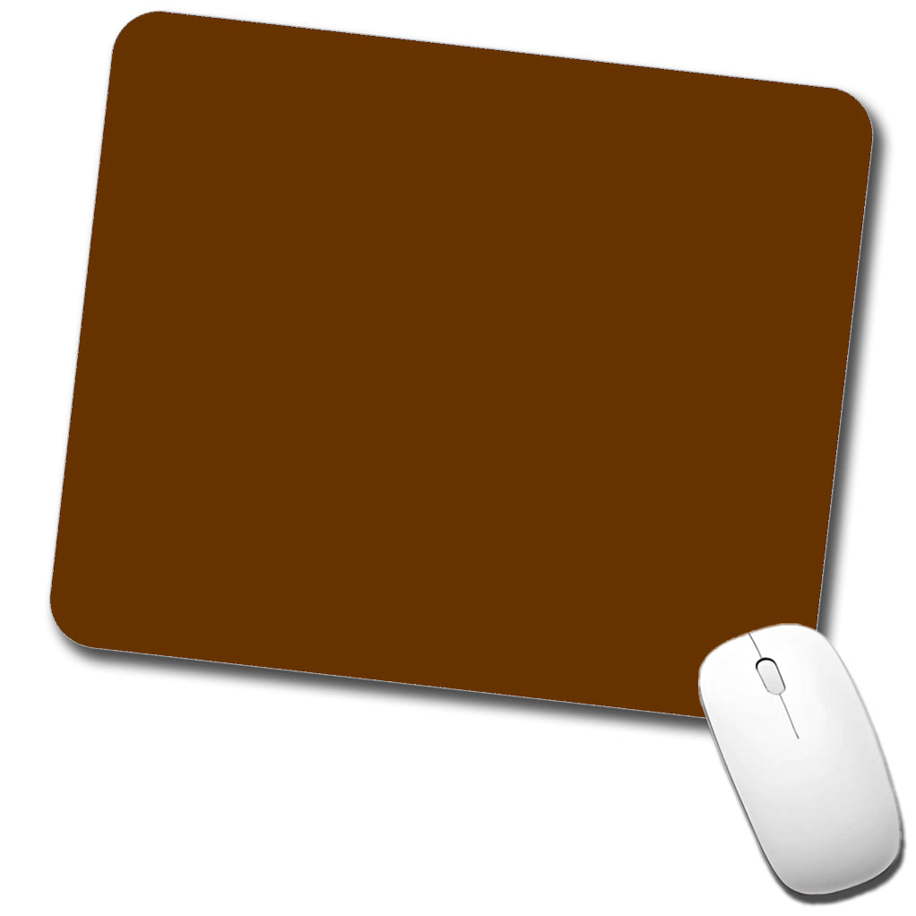 It's Just a Solid Dark Brown Color Low Profile Mouse Pad Mat