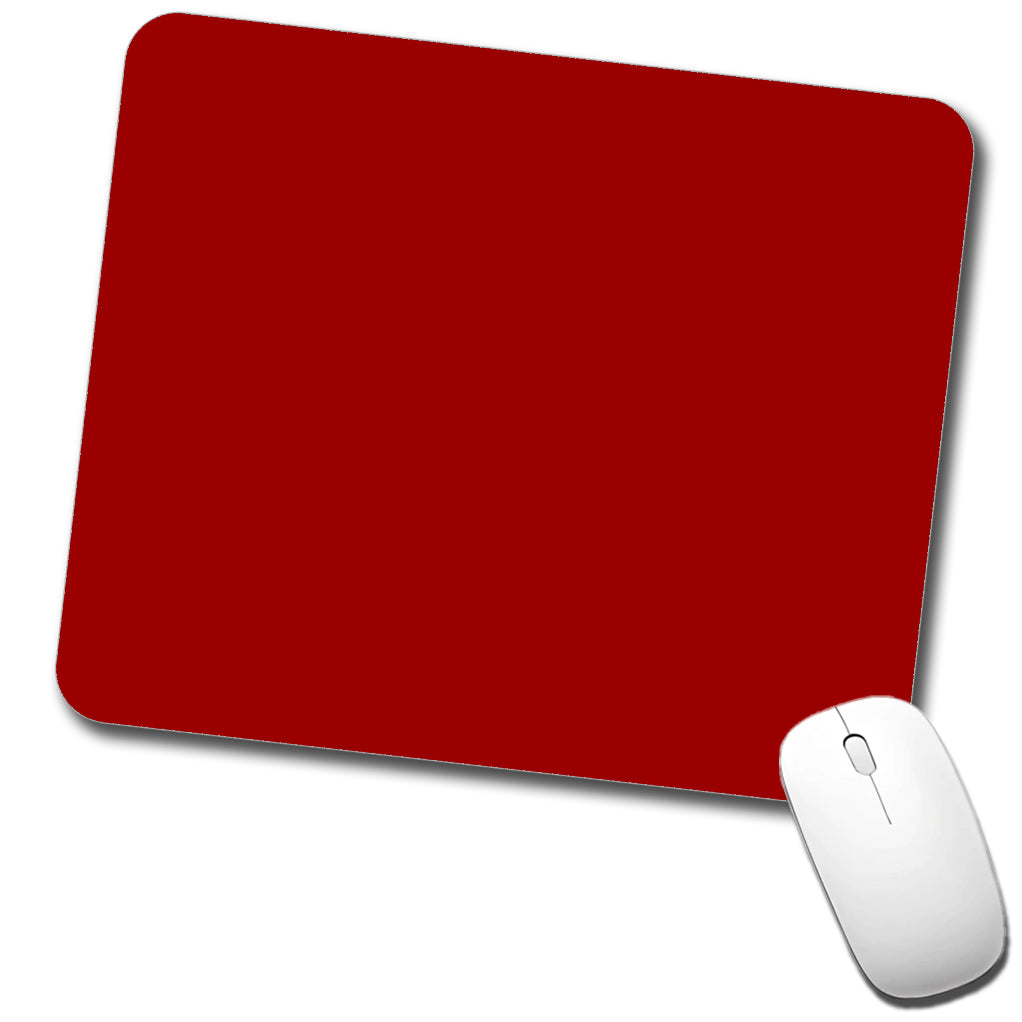 It's Just a Solid Dark Red Color Low Profile Mouse Pad Mat