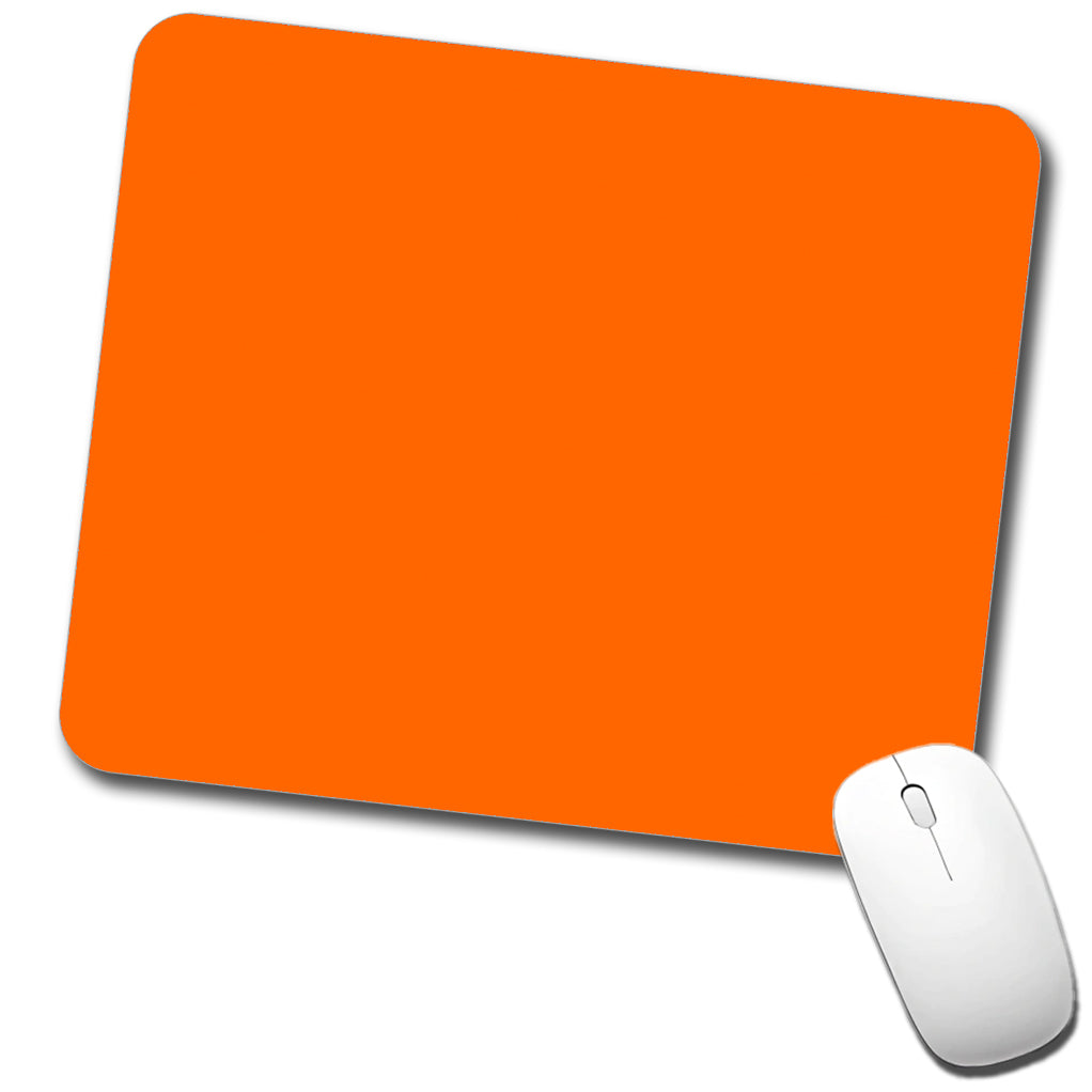 It's Just a Solid Orange Color Low Profile Mouse Pad Mat