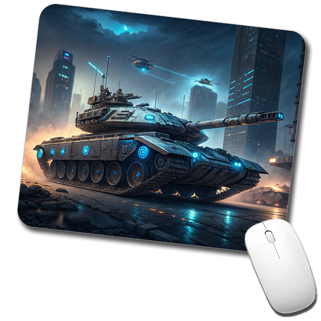 Sci-Fi Tank Urban Warfare Low Profile Mouse Pad Mat