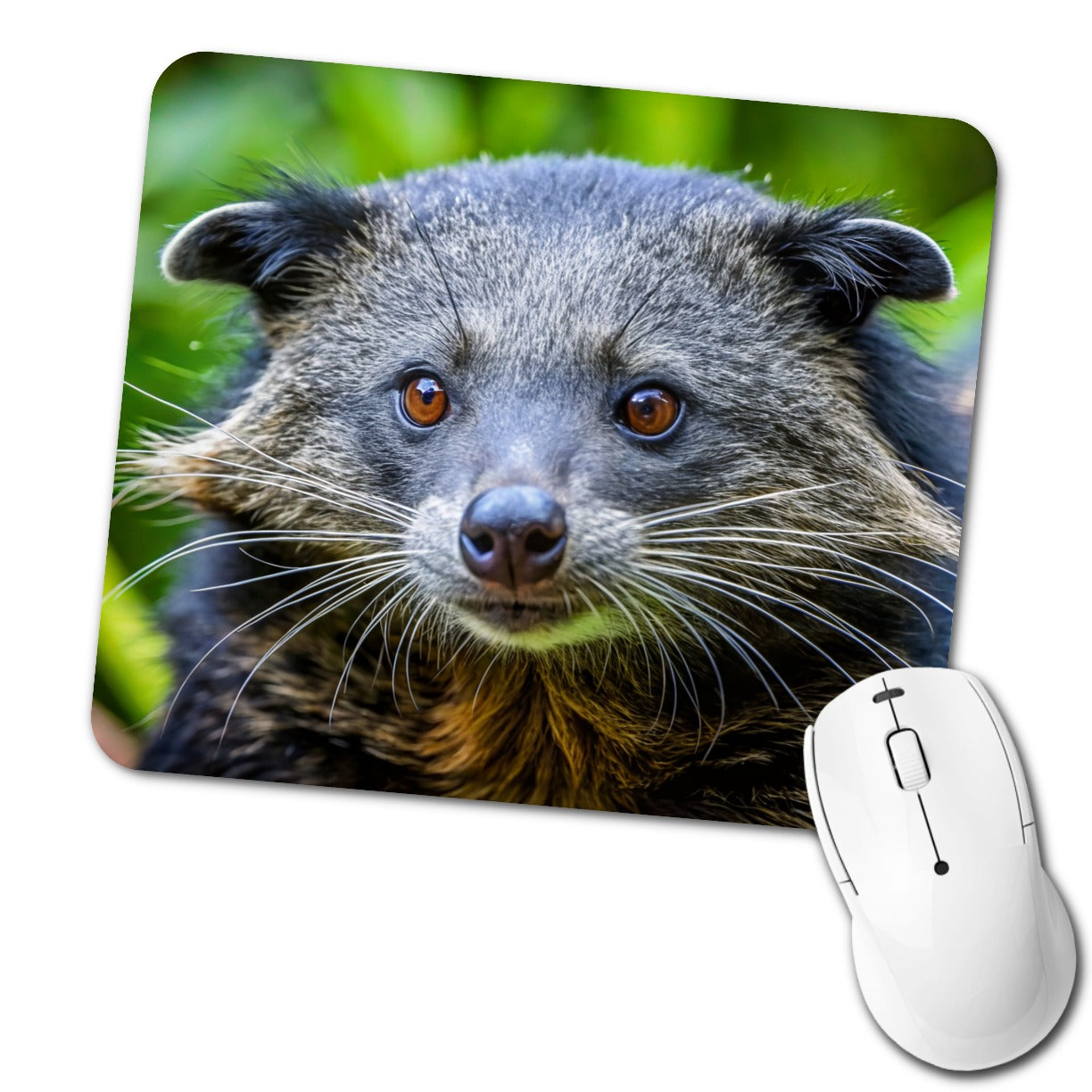 Binturong Bearcat Face Low Profile Mouse Pad Mat