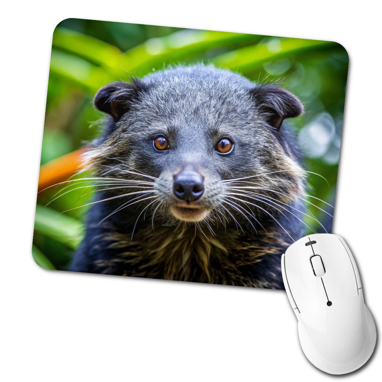 Binturong Bearcat Photo Low Profile Mouse Pad Mat