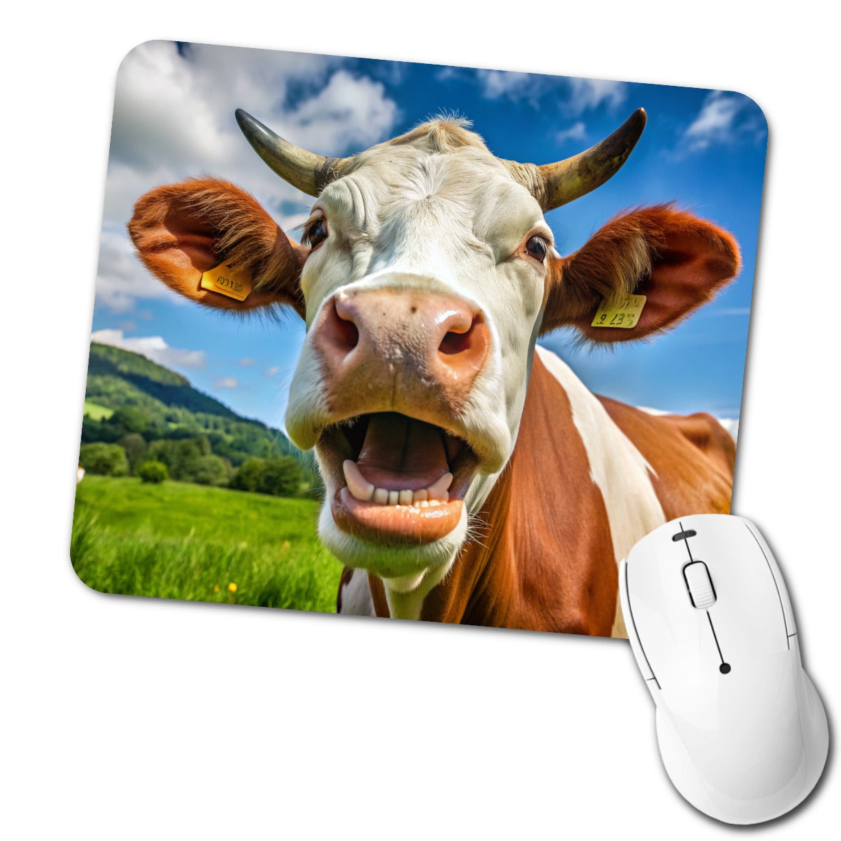 Laughing Cow Farm Low Profile Mouse Pad Mat