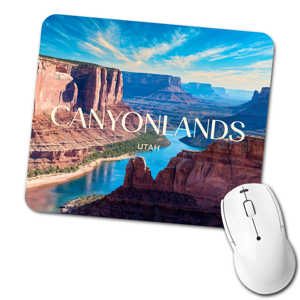Canyonlands Utah Travel Low Profile Mouse Pad Mat