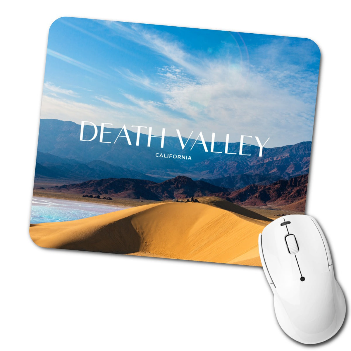 Death Valley California Travel Low Profile Mouse Pad Mat
