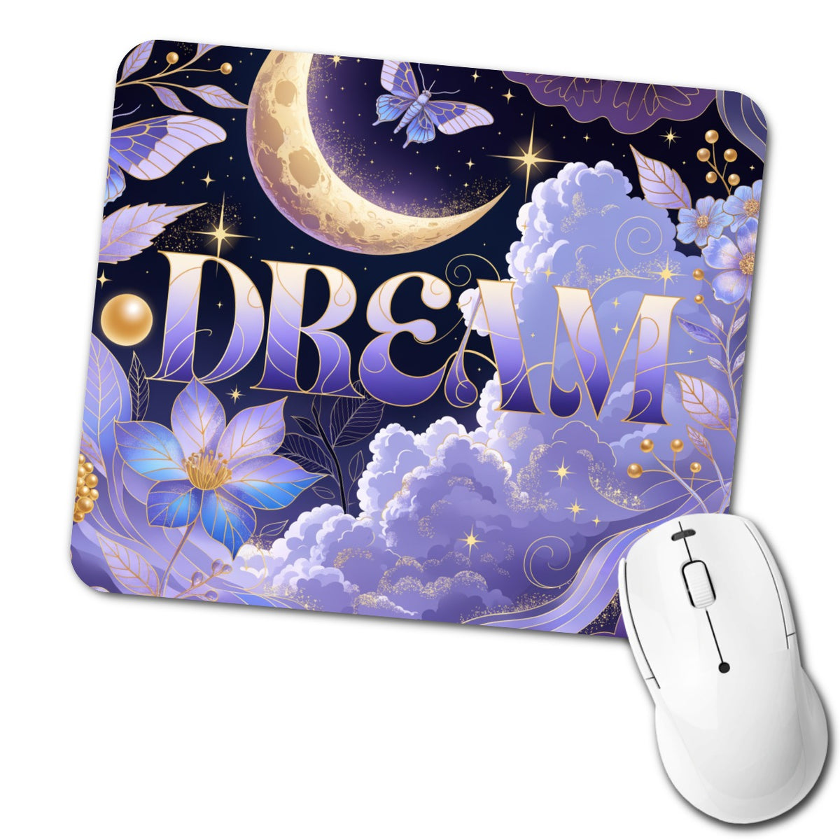 Dream Moon Sky Dreamer Low Profile Mouse Pad Mat