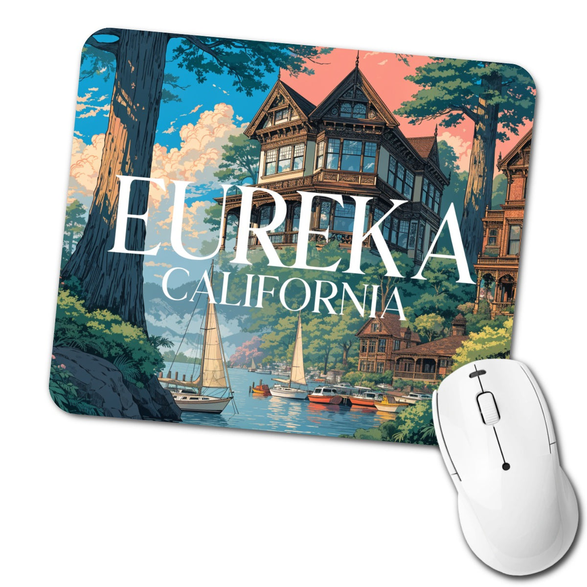 Eureka California Travel Low Profile Mouse Pad Mat