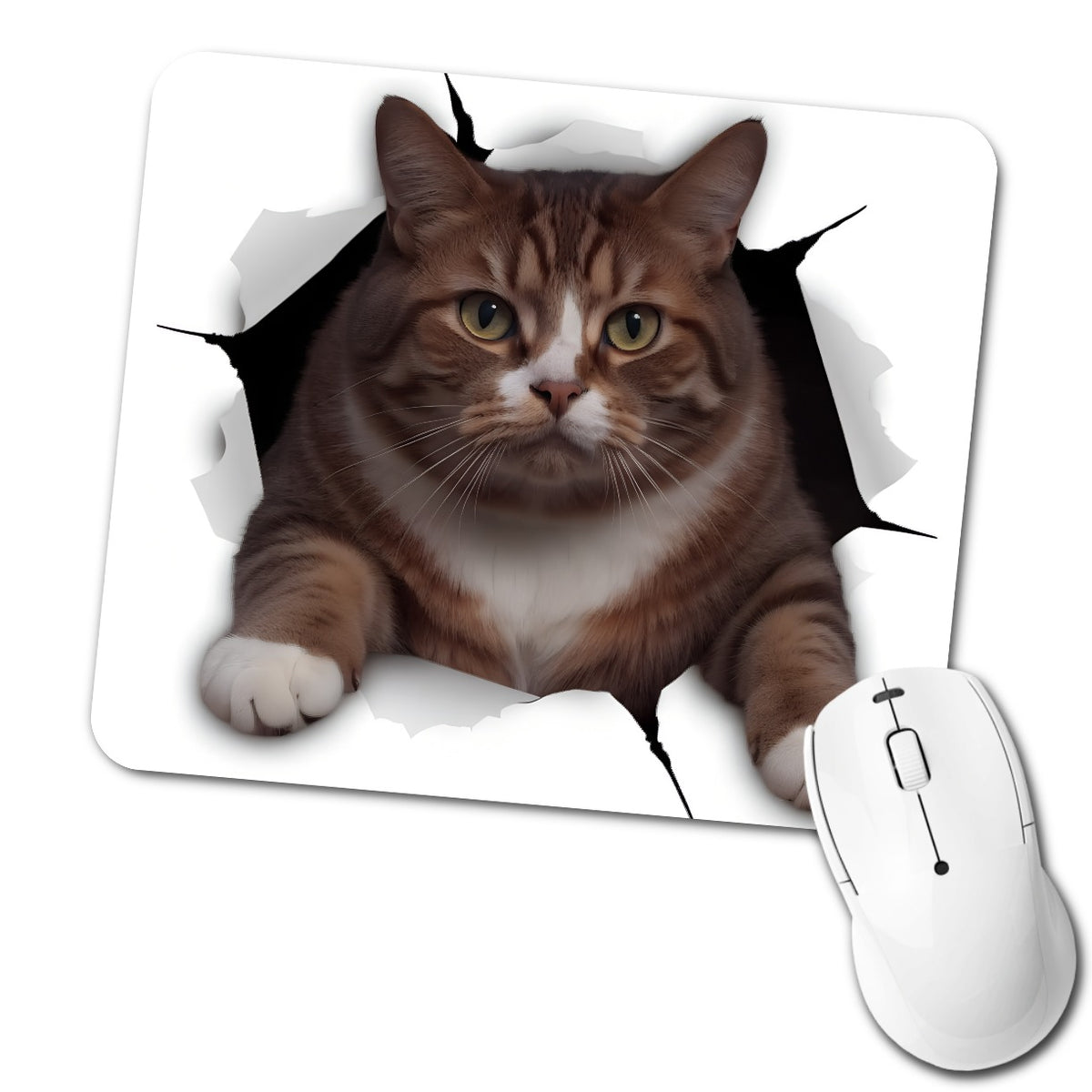 Fat Cat Breakout Low Profile Mouse Pad Mat