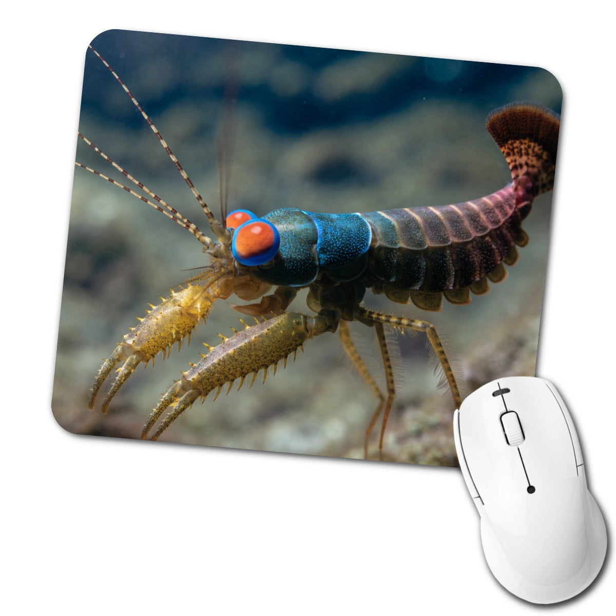Mantis Shrimp Low Profile Mouse Pad Mat