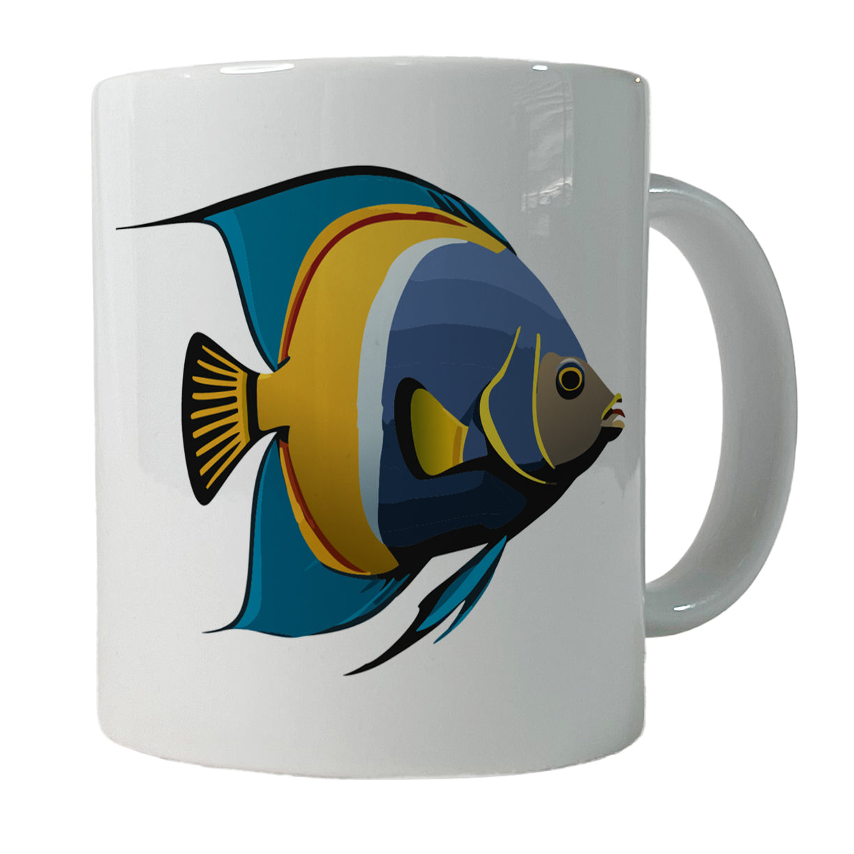 Angelfish Angel Fish Ocean Fresh Water Ceramic Tea Coffee Mug Cup - 11oz