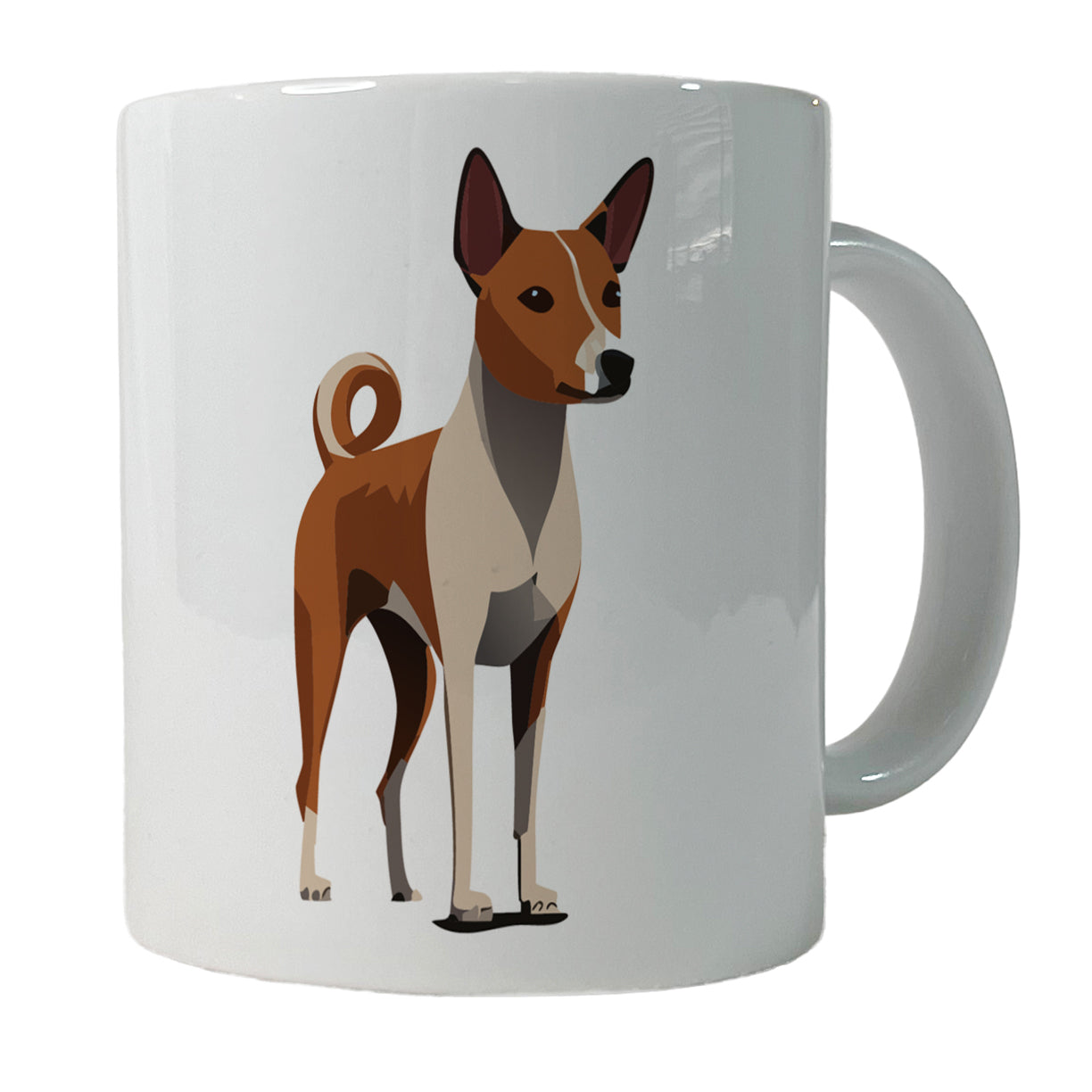 Basenji Dog Standing Ceramic Tea Coffee Mug Cup - 11oz