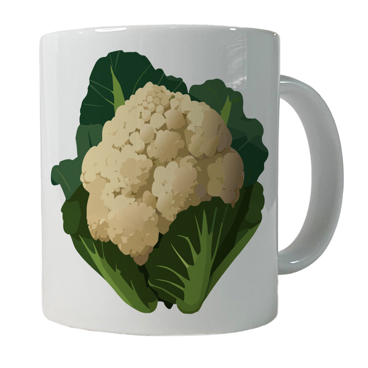 Cauliflower Vegetable Ceramic Tea Coffee Mug Cup - 11oz