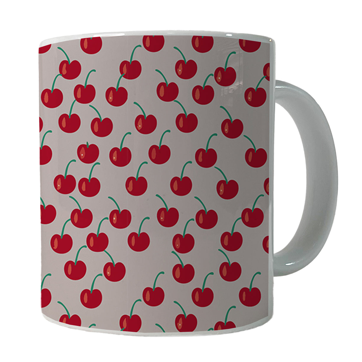 Cherries Cherry Cute Pattern Ceramic Tea Coffee Mug Cup - 11oz