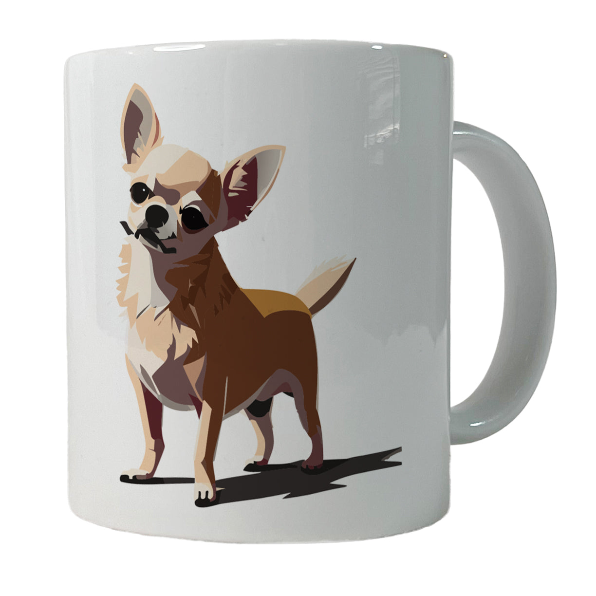 Chihuahua Dog Standing Ceramic Tea Coffee Mug Cup - 11oz