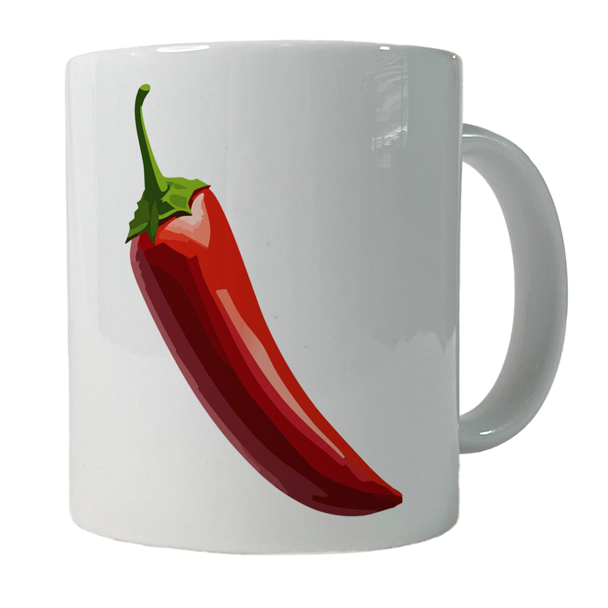 Chili Pepper Red Ceramic Tea Coffee Mug Cup - 11oz
