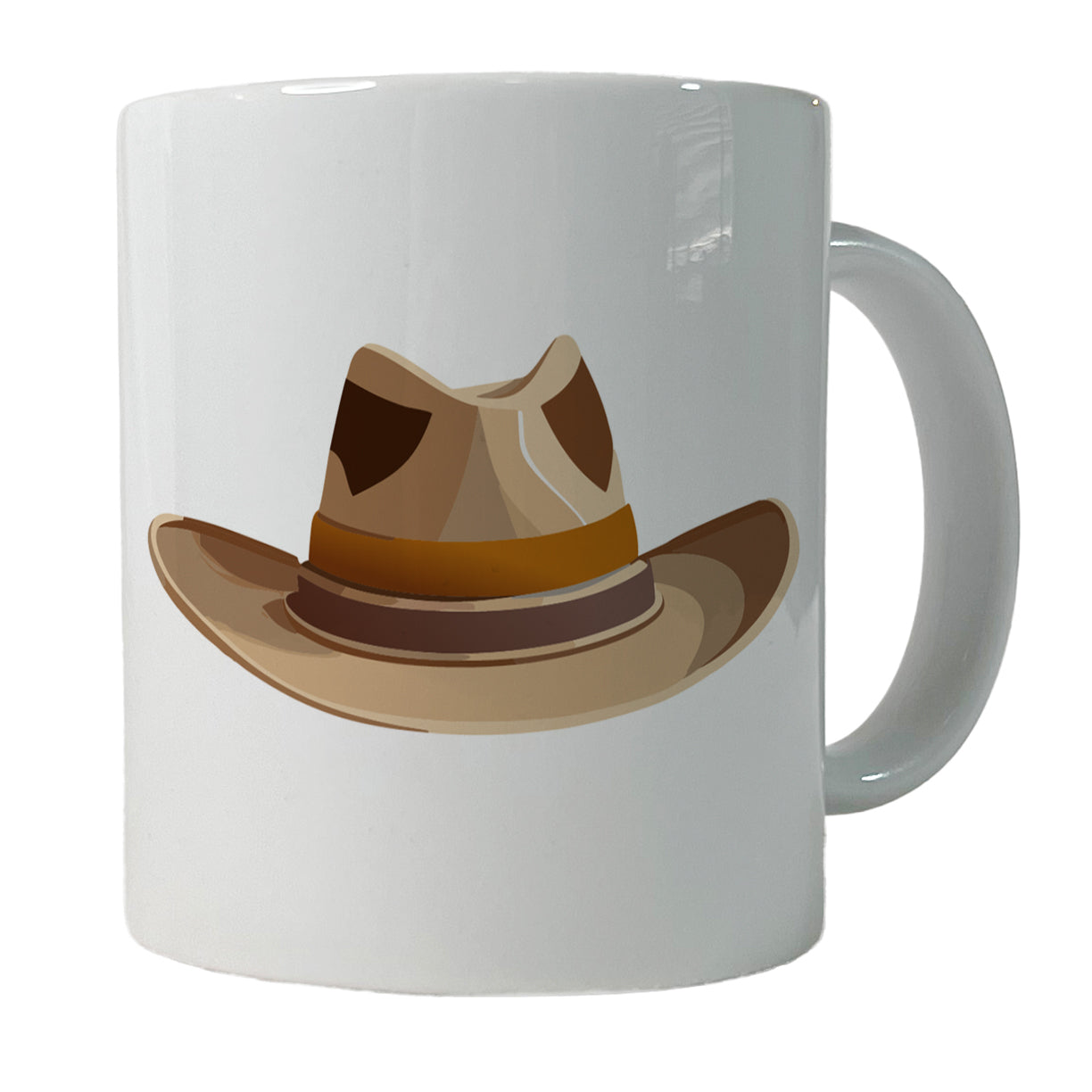 Cowgirl Hat Tan Western Country Ceramic Tea Coffee Mug Cup - 11oz