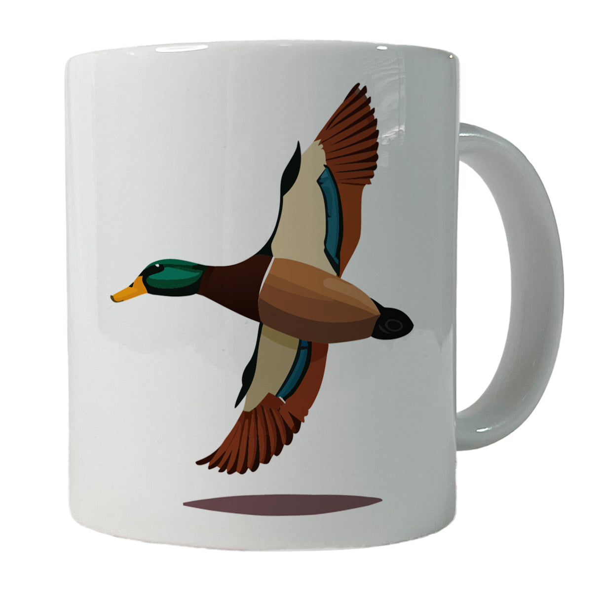 Duck Mallard Flying Hunting Ceramic Tea Coffee Mug Cup - 11oz