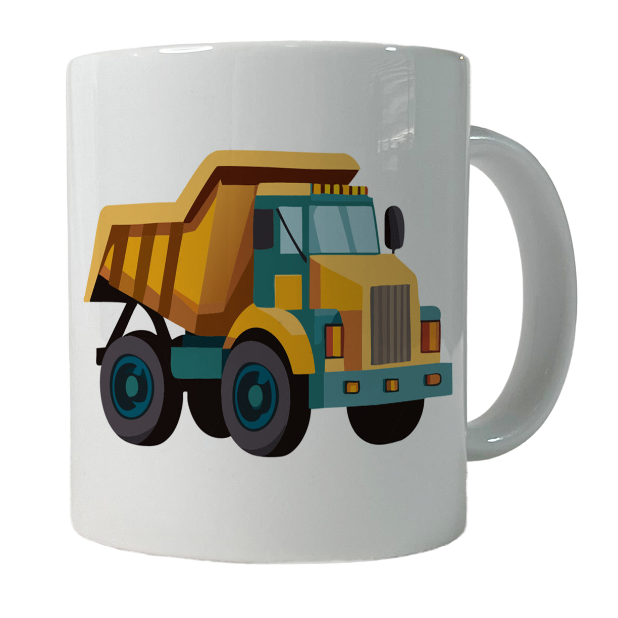 Dump Truck Cute Ceramic Tea Coffee Mug Cup - 11oz