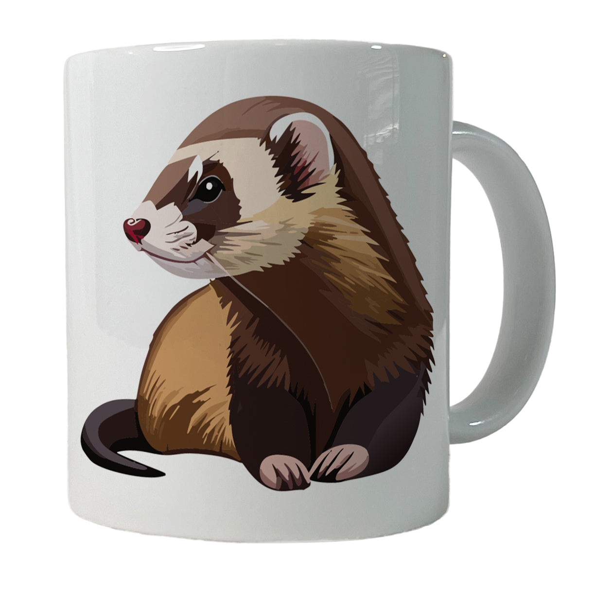 Ferret Friend Ceramic Tea Coffee Mug Cup - 11oz