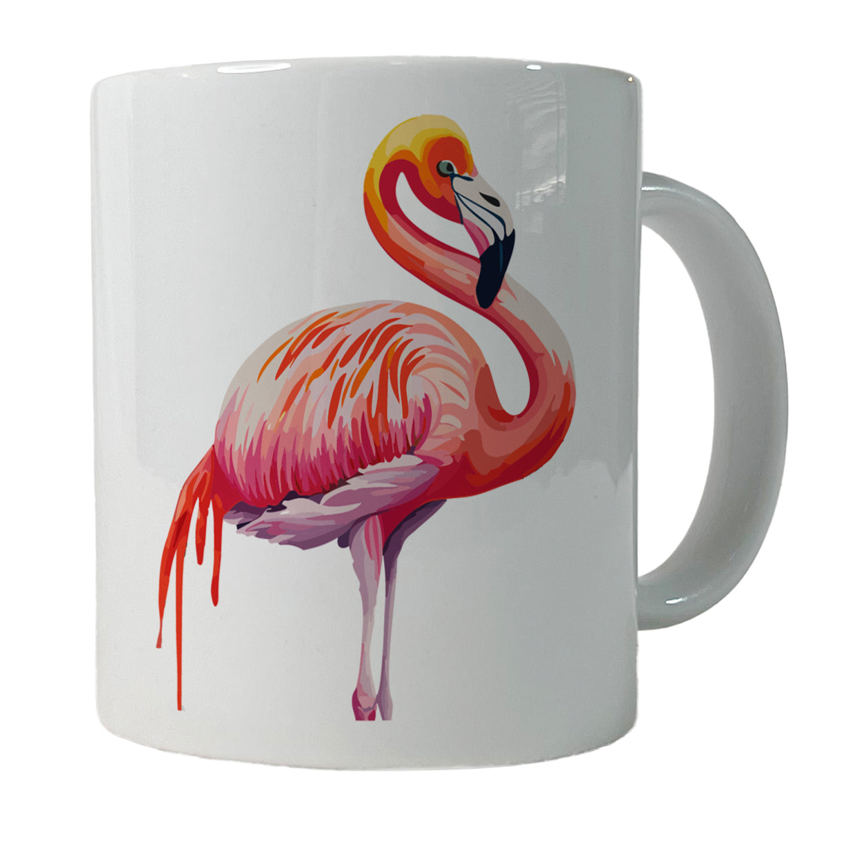 Flamingo Colorful Ceramic Tea Coffee Mug Cup - 11oz