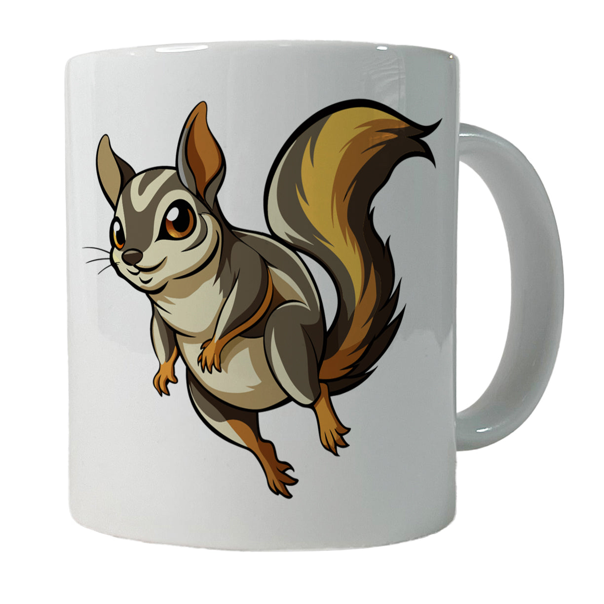Flying Squirrel Ceramic Tea Coffee Mug Cup - 11oz