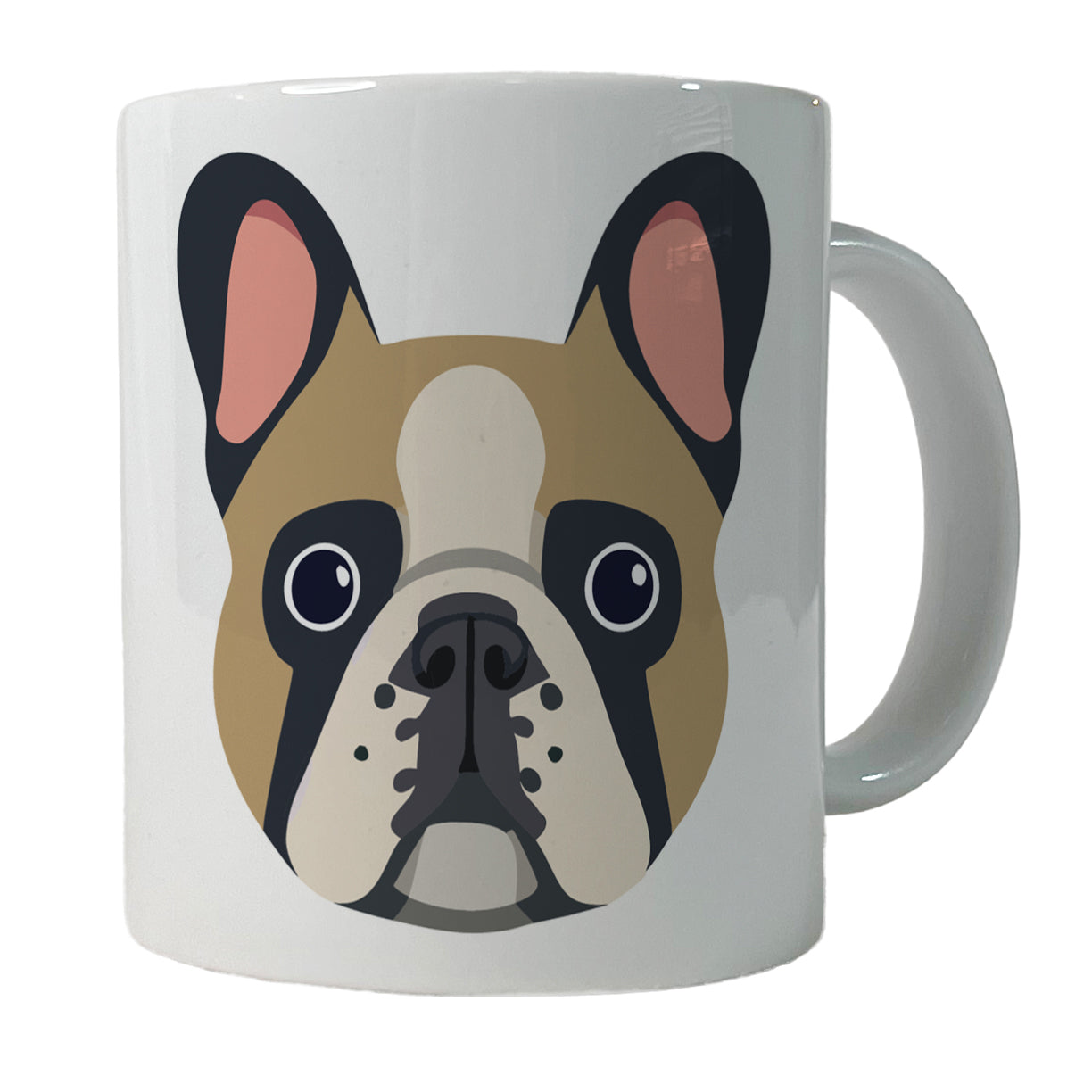 French Bulldog Face Ceramic Tea Coffee Mug Cup - 11oz