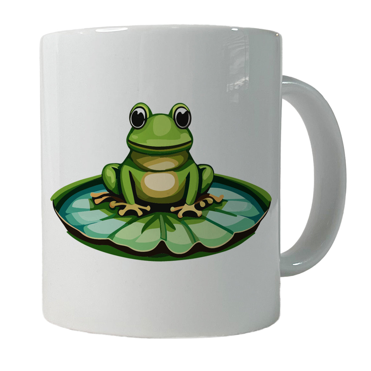 Frog on LiIy Pad Ceramic Tea Coffee Mug Cup - 11oz