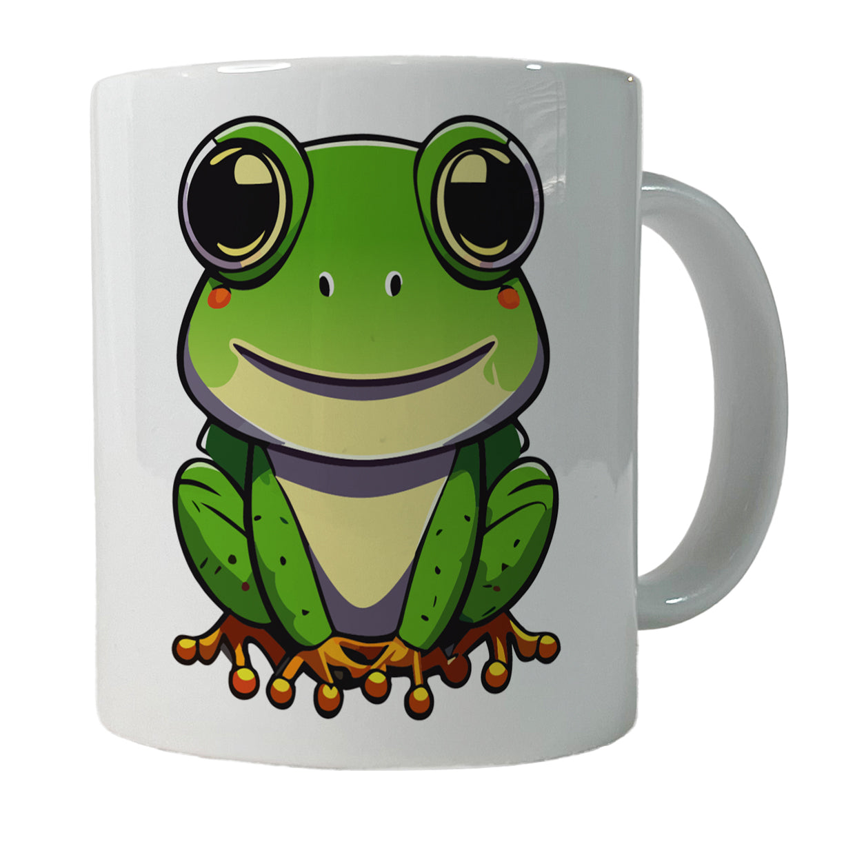 Frog Smiling Ceramic Tea Coffee Mug Cup - 11oz