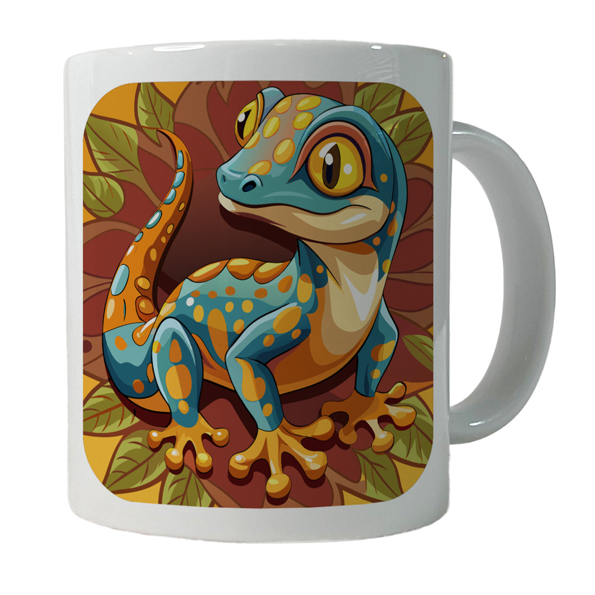 Gecko Lizard Cute Ceramic Tea Coffee Mug Cup - 11oz