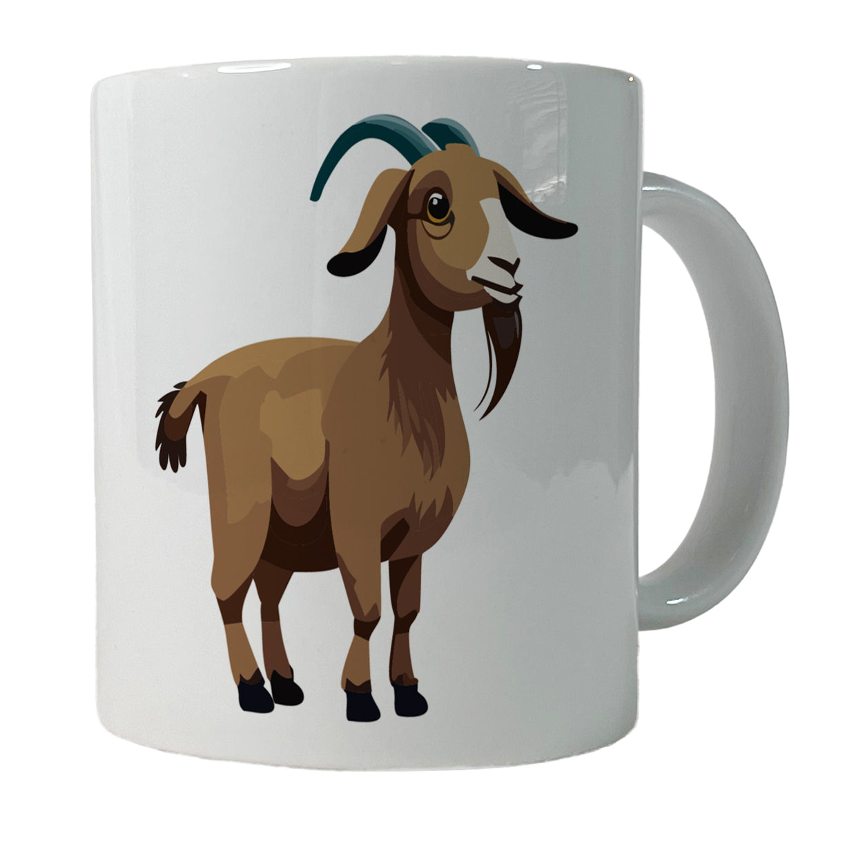 Goat Standing Cute Ceramic Tea Coffee Mug Cup - 11oz