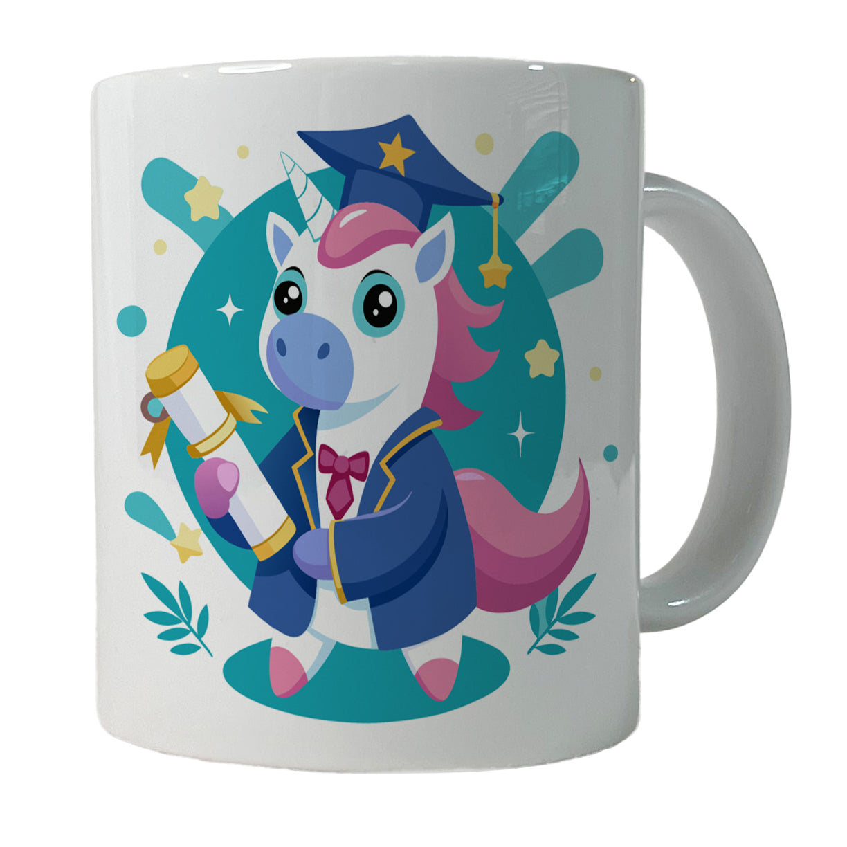 Graduate Unicorn Graduation Ceramic Tea Coffee Mug Cup - 11oz