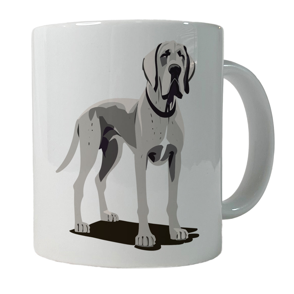 Great Dane Dog Standing Ceramic Tea Coffee Mug Cup - 11oz