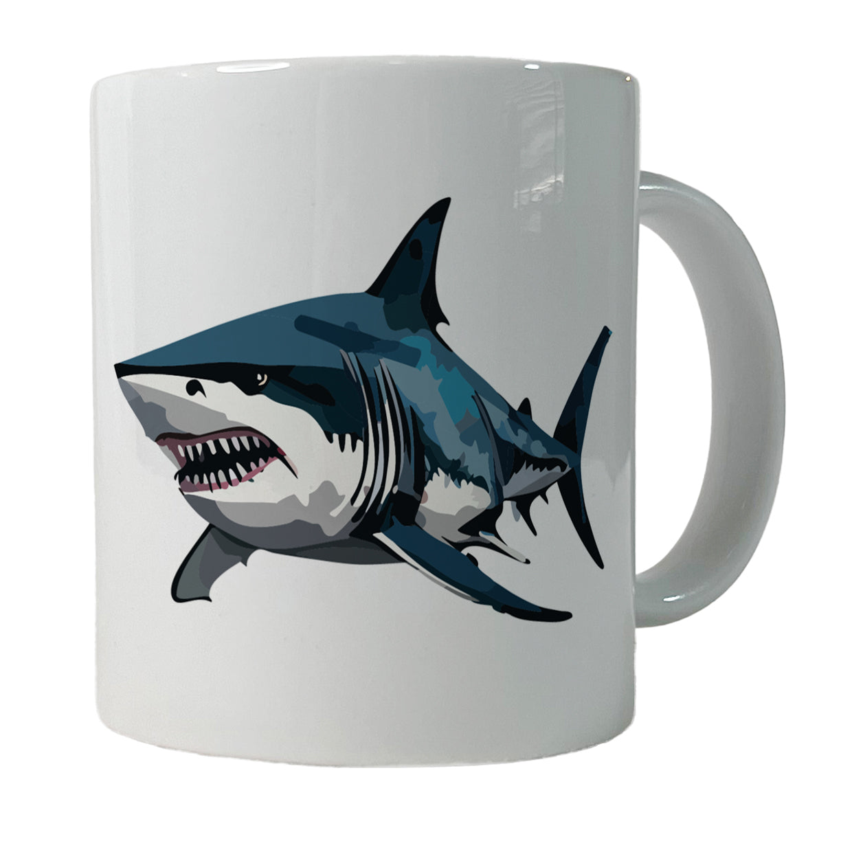 Great White Shark Ceramic Tea Coffee Mug Cup - 11oz