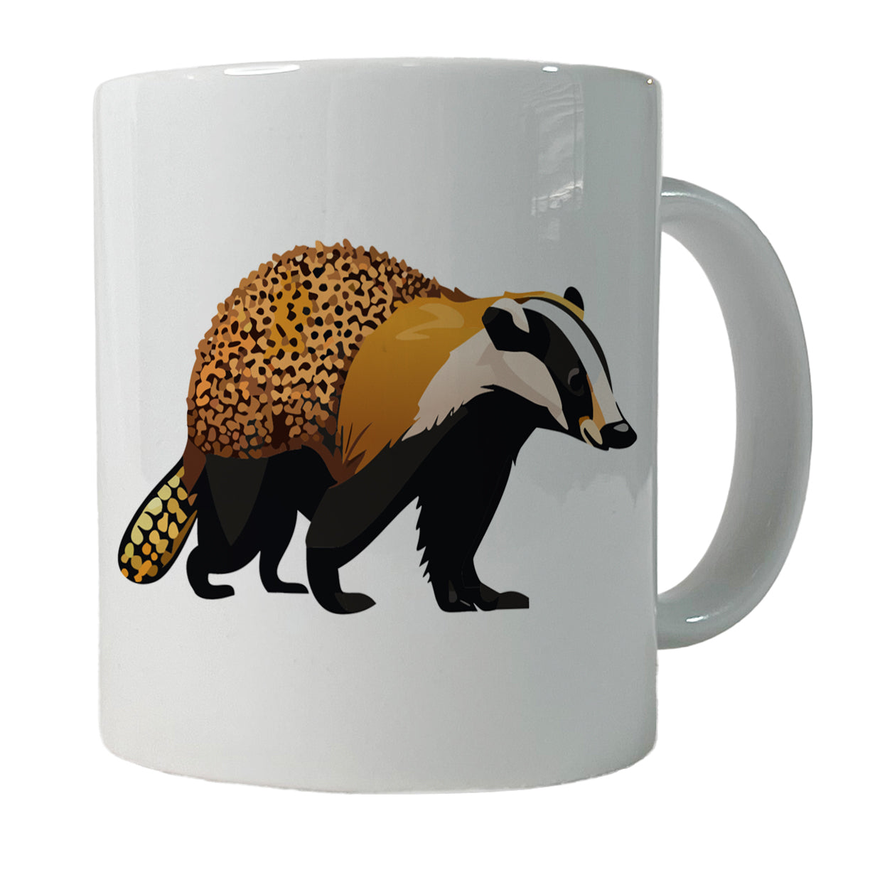 Honey Badger Walking Ceramic Tea Coffee Mug Cup - 11oz