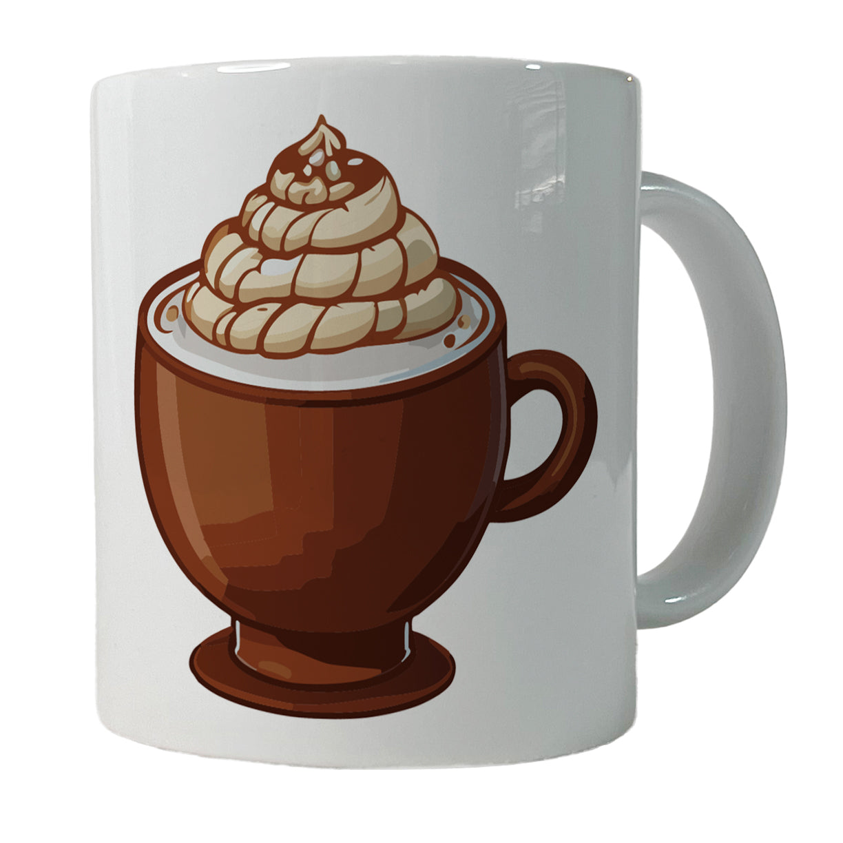 Hot Chocolate Cocoa Ceramic Tea Coffee Mug Cup - 11oz
