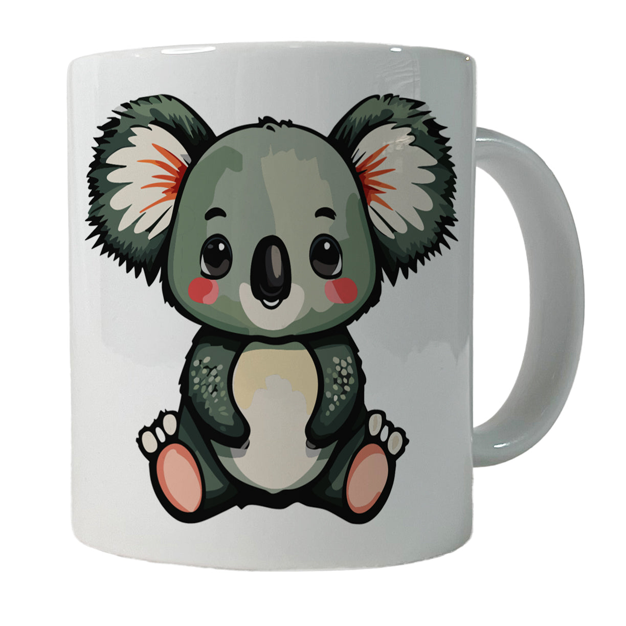 Koala Cute Watercolor Ceramic Tea Coffee Mug Cup - 11oz